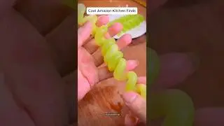 I Tried This $5 Spiral Veggie Tool🍠 &ndash; It Actually Works!🔪 #amazonfinds #kitchentools #shorts