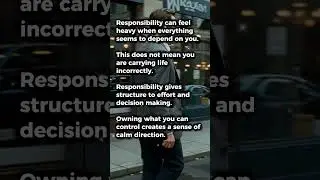 RESPONSIBILITY Isn&rsquo;t Pressure, It&rsquo;s Direction  #mindset #discipline #responsibility #clarity