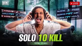 SOLO 10 KILL | TOTAL 15 KILL| RANG PUSH |4.1 NEW UP DATE |#bgmi  #radnoise3  #gaming