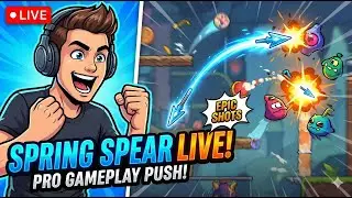 MASTERING THE ARC! 🎯 | Spring Spear: Snap Lancer | Level 200+ Push!