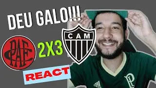 React: Pouso Alegre 2x3 Atl&eacute;tico-MG | Sasha Marca Duas Vezes e Galo Vence Nos Acr&eacute;scimos