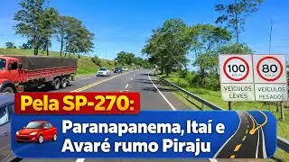 EP467/25 REGIÃO DE PARANAPANEMA / TREVO DE ITAÍ / AVARÉ RUMO PIRAJÚ # SP 270