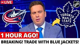 URGENT! LEAFS AND BLUE JACKETS TRADE INVOLVING A LEFT WING LEAKED! MAPLE LEAFS NEWS