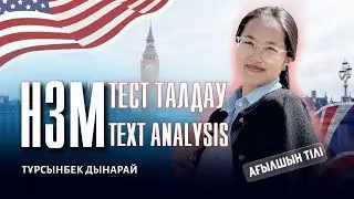 НЗМ/БИЛ-2025 | АҒЫЛШЫН ТІЛІ \ НЗМ тест талдау