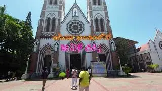 Basilica of the Sacred Heart of Jesus Church Pondicherry |The interior is quite peaceful