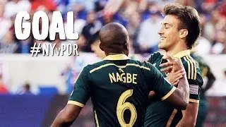 GOAL: Maximiliano Urruti strikes right before halftime | New York Red Bulls vs. Portland Timbers