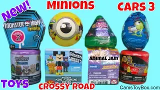 Monster High Minis Minions Mineez Crystal Surprise babies Cars 3 Mashems Animal Jam Disney Toys