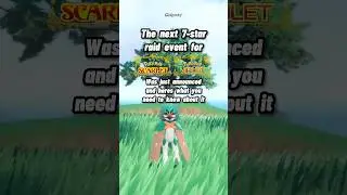 Следующее рейдовое событие на 7 звезд в Scarlet & Violet ✨️ (Decidueye)