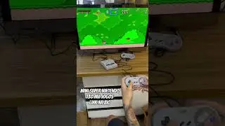 Mini Console Retro Super Nintendo com 130 mil jogos + 2 Controles Super 3D Games