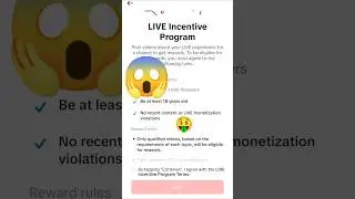 tiktok live incentive program #2025
