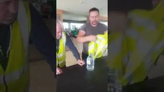 Builders prank with magic
