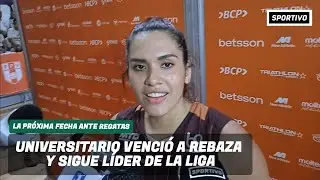 Universitario venció 3 - 1 a Rebaza y sigue líder de la liga de voleibol
