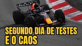 CAOS TOTAL no 2º Dia de Testes da F1! #automobile #f1 #formula1 #corrida 