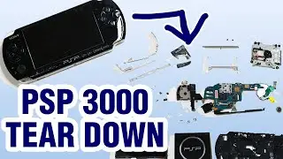 PSP 3000 tear down for repair replace diy change shell how to open