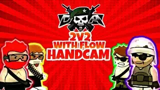 WICKED 2V2 FT. FLOW! ( iPad Handcam ) [ Doodle Army 2: Mini Militia ]