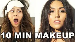 WOKE UP LATE MAKEUP ROUTINE | Roxette Arisa