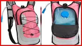Northwest Survival Hydration Pack - 2 Liter Water Bladder with Extra Large Storage Compartment, Pink