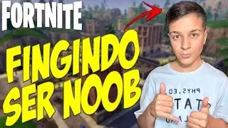 FINGINDO SER NOOB CONTRA O MENINO MAIS TOXICO DO FORTNITE BATTLE ROYALE DENOVO