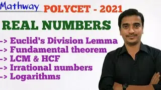 Real numbers. POLYCET-2021
