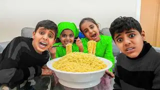 الشغاله عزمت صاحبتها واكلوا الاندومي ! شوفوا ايش صار