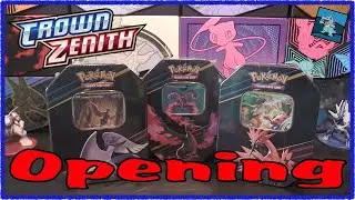 Pokémon Crown Zenith Tin Opening (Zapdos, Articuno & Moltres)