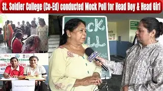 St. Soldier College (Co-Ed) conducted Mock Poll for Head Boy & Head Girl