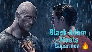 BLACK ADAM LEAK POST CREDIT SCENE | BLACK ADAM VS SUPERMAN | AUDİENCE REACTION #blackadamvssuperman