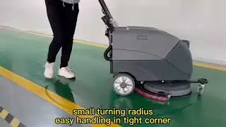[Operation Video] Emotor EM-25 Walk Behind Floor Scrubber Machine