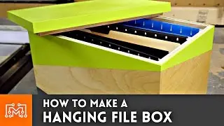 Hanging File Box // How-To | I Like To Make Stuff