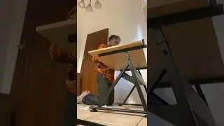 How to put together arts and craft creative table from office depo