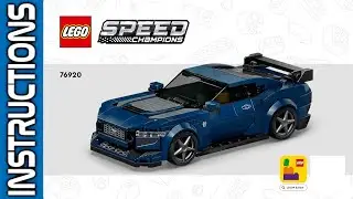 LEGO 76920 instructions | Speed Champions | 2024 | Ford Mustang Dark Horse Sports Car