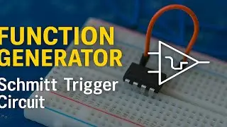 Function Generator Schmitt Trigger circuit #physics_curator