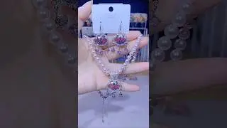 Unique & Creative Necklace & Earrings Designs! Unboxing Trendy Neckless Set #shorts #212