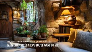 Tiny Swiss Stone House Design on Hillside | Fairytale Valley Views You&rsquo;ll Want to See