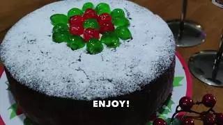 Traditional Christmas Rum Fruitcake | Plum cake | Black cake