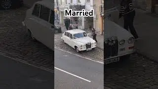 Свадьба в Daimler в прекрасный солнечный день в Скиптоне #свадьба #свадебнаяфотография