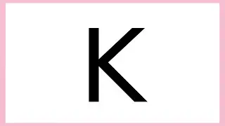 How to draw a fish step by step| Fish drawing with letter K