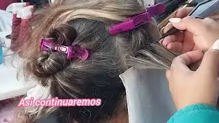 Rayitos en cabello canoso [iluminación]