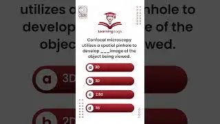 Confocal Microscopy Quiz! 🔬 3D Imaging Explained | Learning Logs Science Trivia