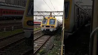KASARA LOCAL CROSSING WITH DADAR LOCAL TRAIN!#indianrailways