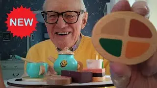 ASMR Grandpa 30 MIN Doing Your Makeup with WOODEN MAKEUP💄for SLEEP Roleplay (MOUTH SOUNDS, TAPPING)😴
