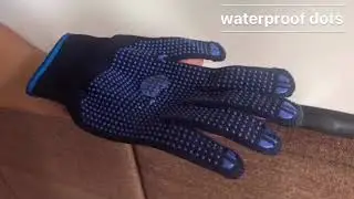 SEAMLESS YARN GLOVES  PVC DOTS GLOVES