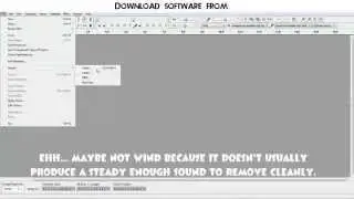 Best Audio Recording/Editing Free Software - Noise Reduction/Removal Tutorial