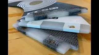 Convert FCS fins to FOC 2 fins with ding repair