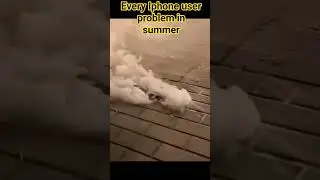 Iphone user problem in Summer #funny #bmw #iphone17 #ios18
