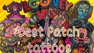 Patch tattoo | Embroidery tattoo | Tatoo Ideas @track_out.