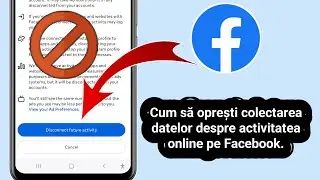 Cum să opriți colectarea de date de activitate online pe Facebook.