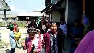 Pawai kembang telur SDN 3 Kota Karang Pulau Pasaran