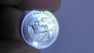 Coin of Panama 1 centesimo 2000/Монета Панама 1 сентесимо 2000 год