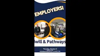 October 2025 Job Fair with Pathways & Goodwill!
